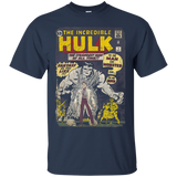 The Incredible Hulk Classic Retro Comic Book Graphic T-Shirt_Black