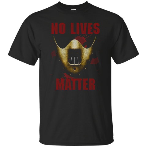 No Lives Matter Hannibal Halloween T Shirt Men Women Kids_Black