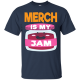 MERCH IS MY JAM Funny Merch Business T-Shirt_Black