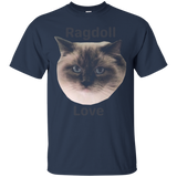 Ragdoll Love Cat Breed T-Shirt_Black