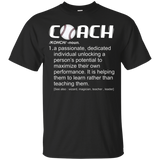Coach Definition Tshirt Funny Coach Tee_black
