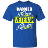 Dancer By Passion Veteran By Profession T Shirt_black