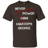 Man Masters Degree Graduation Or Career Tee_black=