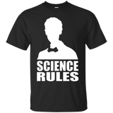 Science Rules Funny Shirt Science T Shirt For Scientists_Black