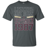 Legends Born In September 1987 - 30th Gift 30 Yrs Years Old