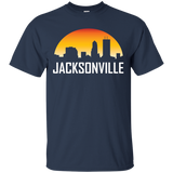Jacksonville Florida Sunset Skyline Silhouette