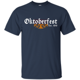 Oktoberfest Beer Festival T Shirt Classic german flag design_Black