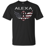 Alexa American Hippy Wings Peace Emblem T-shirt_black=