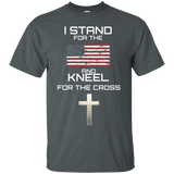 I Stand For The Flag And Kneel For The Cross Shirt_black=