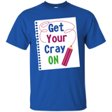 Get Your Cray On Cute Teacher Back To School Tee Shirt Funny_black=