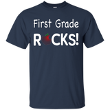 First Grade Rocks T Shirt Apple_black=