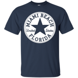 MIAMI BEACH - FLORIDA - United States USA T-Shirt_Black