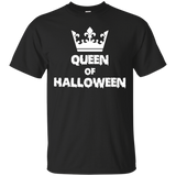 Funny Scary Queen Of Halloween Witches Funny Bootiful Shirt_black=