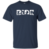 RIDE Snowboard T Shirt, Silhouette Snowboarding Graphic Tee_Black