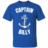 Captain Billy T-shirt Personalized Boat Captain Shirt_black=