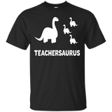 teacher saurus shirt_Black