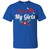 Womens I Love My Girls T-shirt_Black