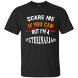 Scare Me If You Can But I'm A Veterinarian Halloween T-Shirt_Navy