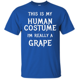 I'm Really A Grape Halloween Costume Shirt Easy Funny Top