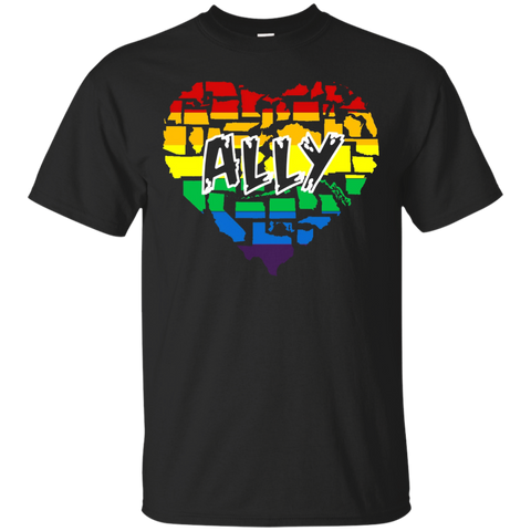 Lgbt Gay Pride Ally Heart