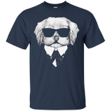 Cute Havanese In Suit, Havanese Face T-shirt_black