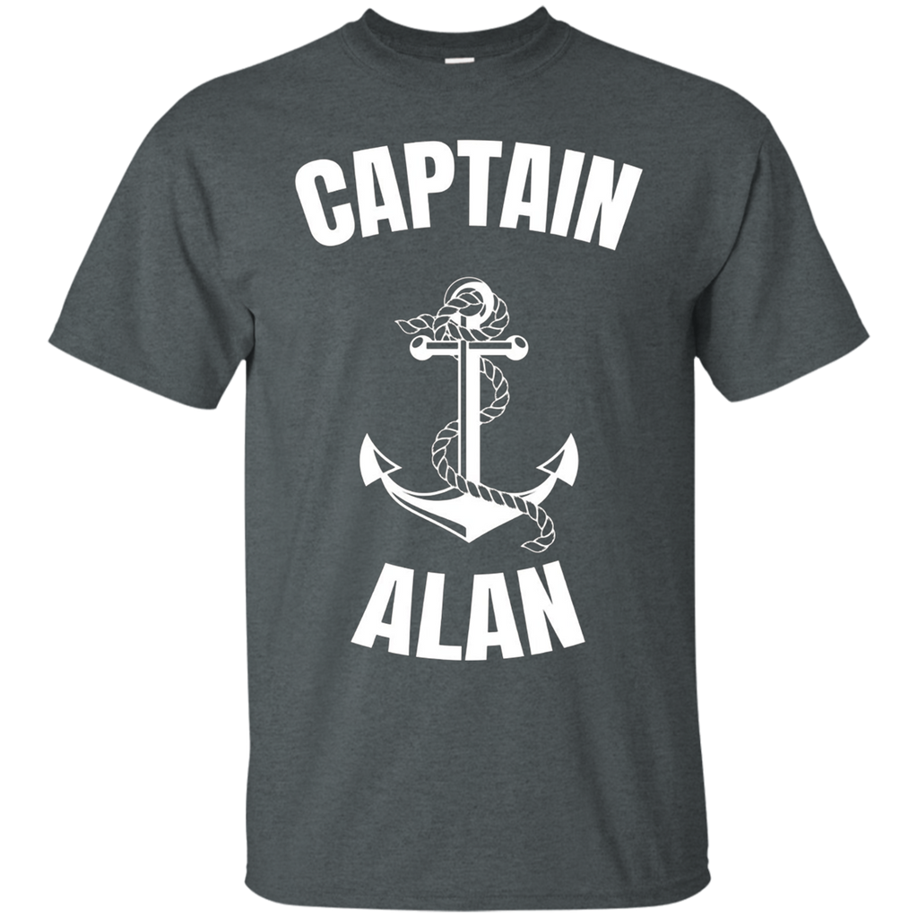 Captain Alan T-shirt Personalized Boat Captain Shirt_black=