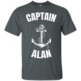 Captain Alan T-shirt Personalized Boat Captain Shirt_black=