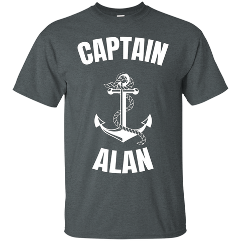 Captain Alan T-shirt Personalized Boat Captain Shirt_black=