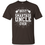 Mens Best Smartass Uncle Ever - Cool Family Gift T-shirts_black=