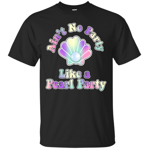 Ain't No Party Like A Pearl Party Consultant Mlm Tee_black