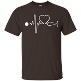 Nurse Heartbeat T Shirt - Best Gifts For Nurse, Rn_black=