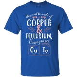 Copper And Tellurium- Scientist And Science Lover T-shirt_black