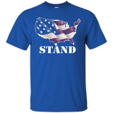 I Stand For The Flag Veteran Proudly Stands T Shirt_black