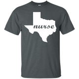 Texas Nurse Home State Job Pride T-Shirt_Black