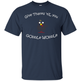 Happy Thanksgiving Turkey Gobble Wobble Tshirt, Ideal Gift_black