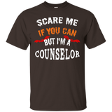 Scare Me If You Can But I'm A Counselor Halloween T-Shirt_Black