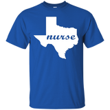 Texas Nurse Home State Job Pride T-Shirt_Black