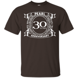 30th Thirtieth Wedding Anniversary Pearl Traditional T-shirt_black