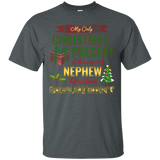 Military Nephew Christmas Deployment Shirt, Aunt and Uncle_Black