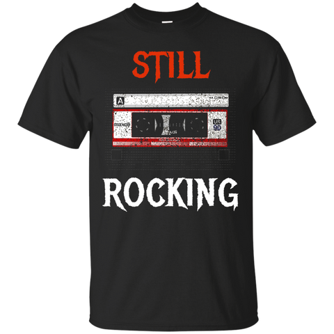 Classic Rock Cassette Tape T-shirt - Funny 80's Vintage Tee_black=