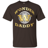 Wonder Daddy T Shirt Gift For Super Father On Father's Day_Black