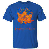 A Fall Breeze Brings Autumn Leaves T-shirt_black