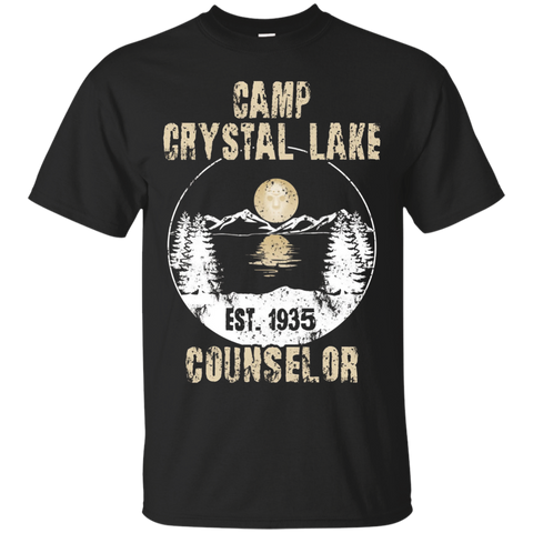 Crystal Lake Counselor Vintage Style Shirt_black=