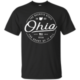 Ohio T-Shirt, US State Travel Vacation Shirts OH USA Tees_Black