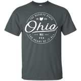 Ohio T-Shirt, US State Travel Vacation Shirts OH USA Tees_Black
