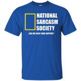 National Sarcasm Society Tshirt_Black