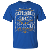 Legends Were Born In September 1947, 70th Birthday Gift Tee