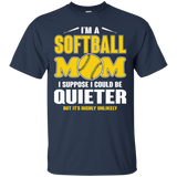 I'm A Softball Mom T Shirt, Cool Mom T Shirt, Mother T Shirt