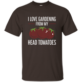 I Love Gardening From My Head Tomatoes Plant Nature T-shirt_asphalt=