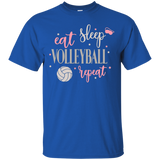 Volleyball Team Spirit Setter Spike Practice T-Shirt_Black